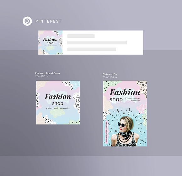 Social Media Pack | Fashion Shop in Social Media Templates - product preview 3