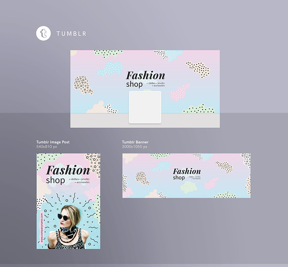 Social Media Pack | Fashion Shop in Social Media Templates - product preview 4