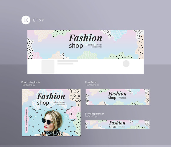 Social Media Pack | Fashion Shop in Social Media Templates - product preview 5