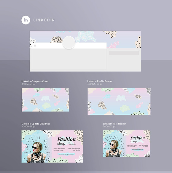 Social Media Pack | Fashion Shop in Social Media Templates - product preview 6