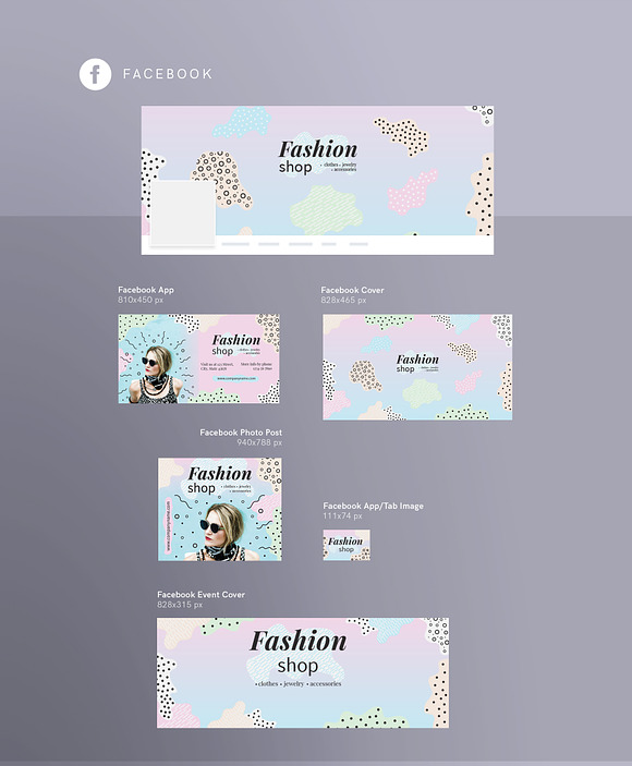 Social Media Pack | Fashion Shop in Social Media Templates - product preview 7