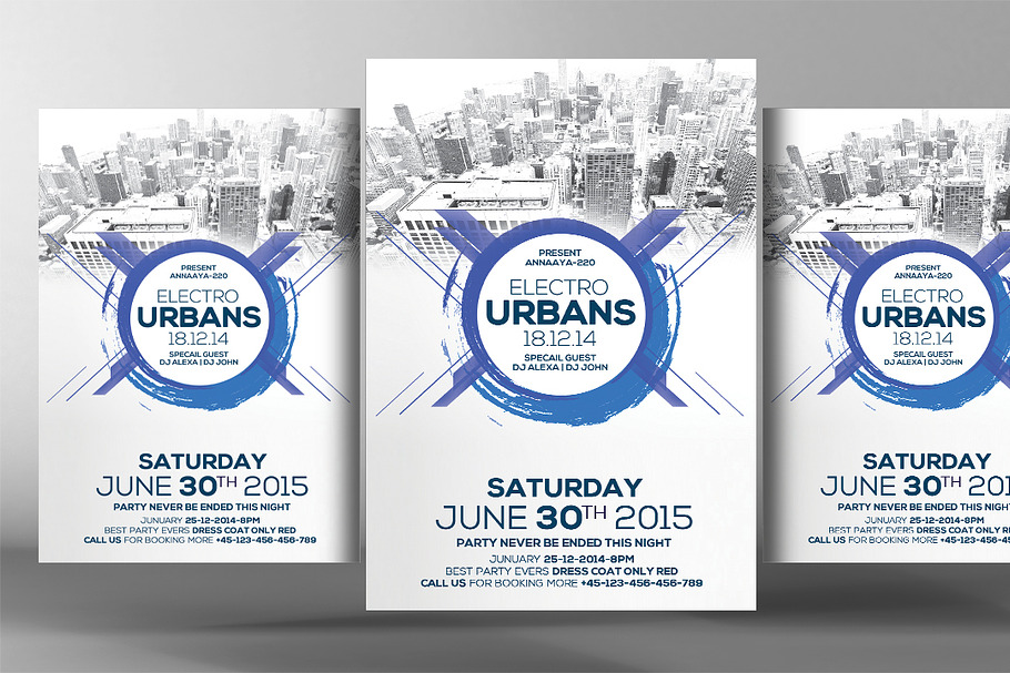 Electro Urban Party Flyer