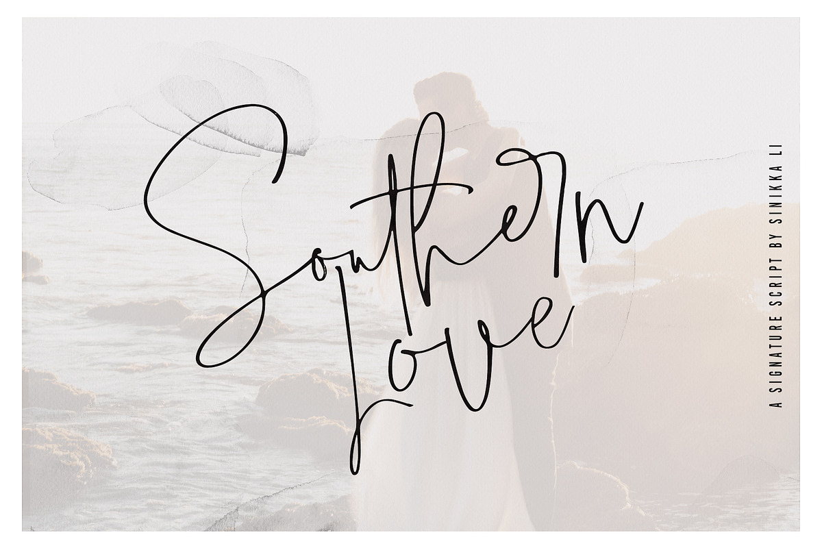 Southern Love Signature Script in Love Fonts - product preview 8