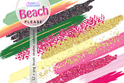 Beach Please Brush Stroke Collection