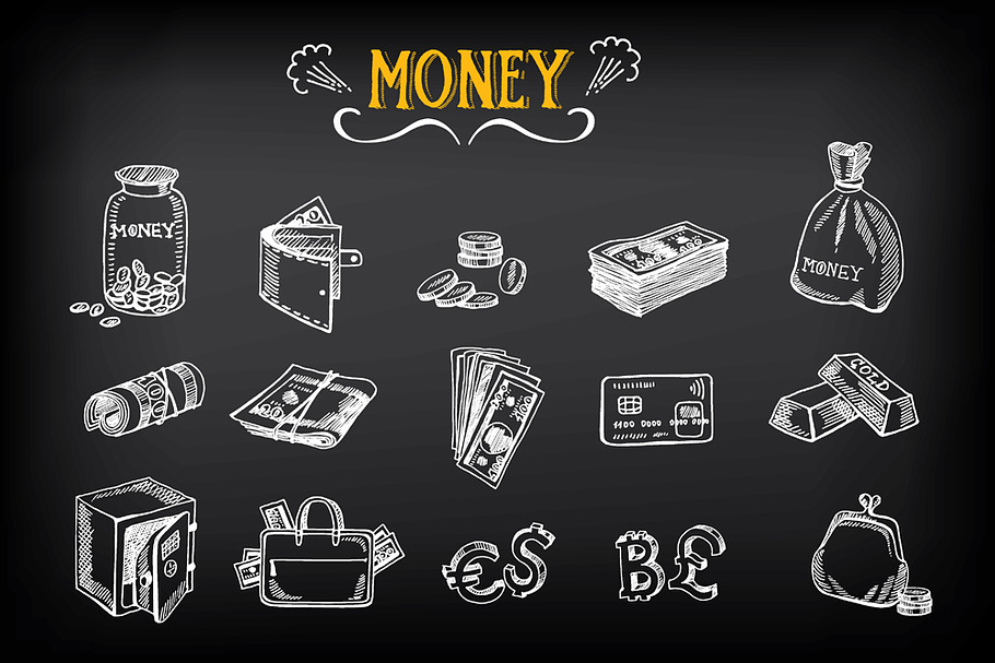Money icons in Money Icons - product preview 8
