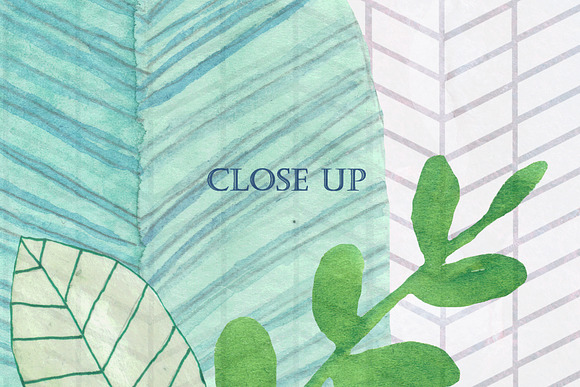 16 Handpainted Watercolor Leaves in Illustrations - product preview 1