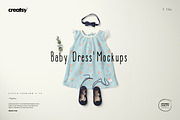 Baby Dress Mockup Set 5