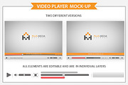 Video Player  Mockup
