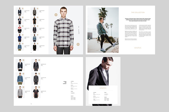Simply Apparel Catalog in Brochure Templates - product preview 4