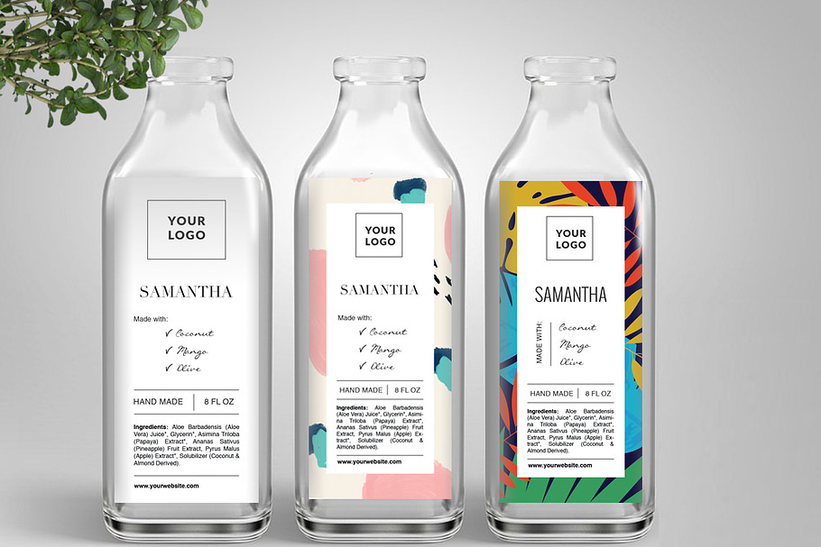 packaging and label template-id54