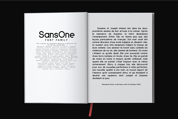 SansOne Font Family in Sans-Serif Fonts - product preview 5