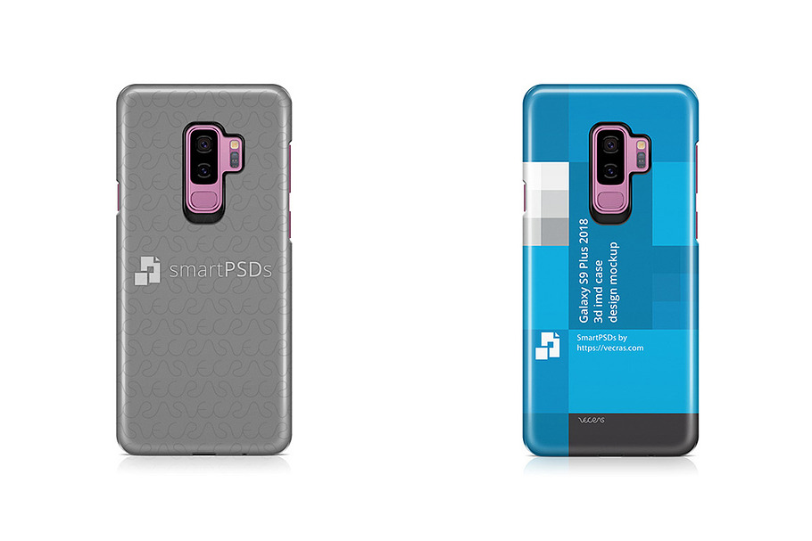 Galaxy S9 Plus 3d IMD Film Case  in Product Mockups - product preview 8