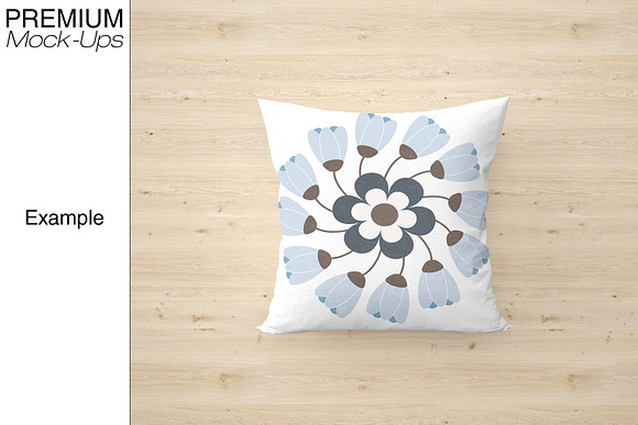 Pillow & Fabric Set in Product Mockups - product preview 2