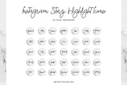 Minimal Instagram Highlight Covers