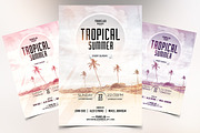 Tropical Summer - PSD Flyer Template