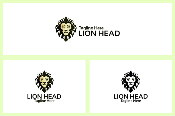 Lion Head in Logo Templates - product preview 1