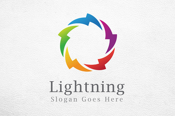Thunder / Lightning / Power - logo in Logo Templates - product preview 1