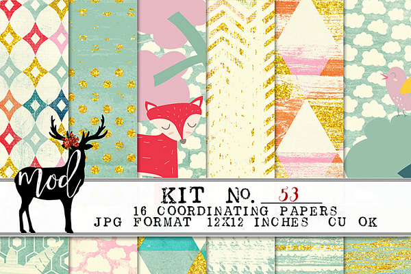 Unicorn Friends Paper Kit 53