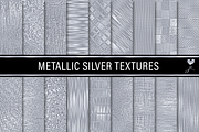 Metallic Silver Textures