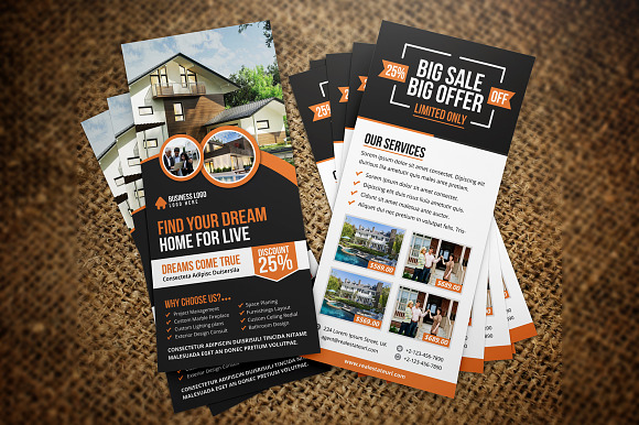 Real Estate Postcard & Rackcard v2 in Postcard Templates - product preview 3