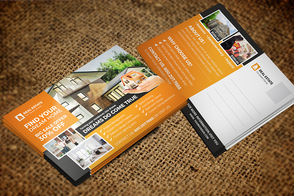Real Estate Postcard & Rackcard v3 in Postcard Templates - product preview 6