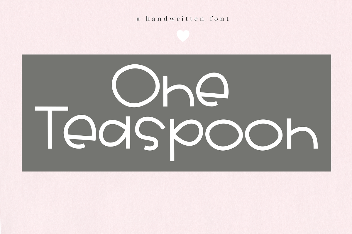 One Teaspoon - Bold Handwritten Font in Display Fonts - product preview 8