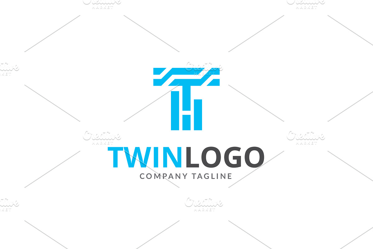 Twin T letter Logo in Logo Templates - product preview 8