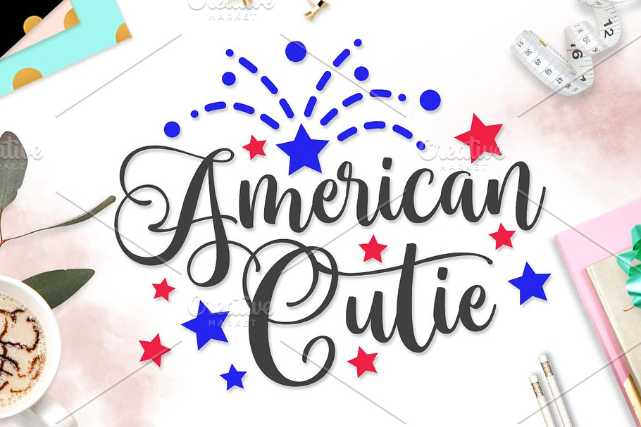 American Cutie SVG DXF PNG EPS in Illustrations - product preview 8