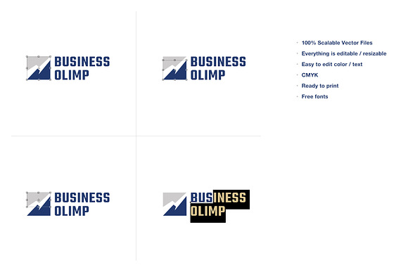 Business Olimp in Logo Templates - product preview 1