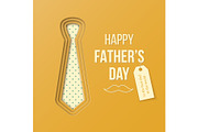 Happy father's day holiday background.