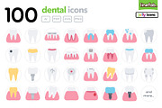 100 Dental Icons - Jolly