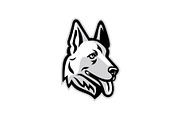 Alsatian Dog Mascot