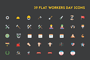 Workers Day Icons
