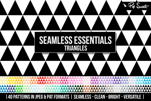 40 Seamless Triangle Set