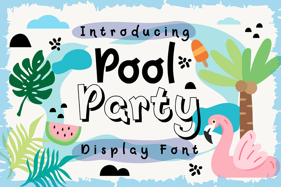Pool Party in Display Fonts - product preview 8