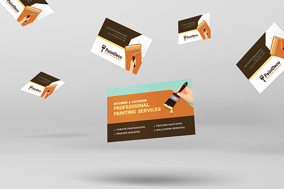 Painter & Decorator Business Card in Business Card Templates - product preview 2