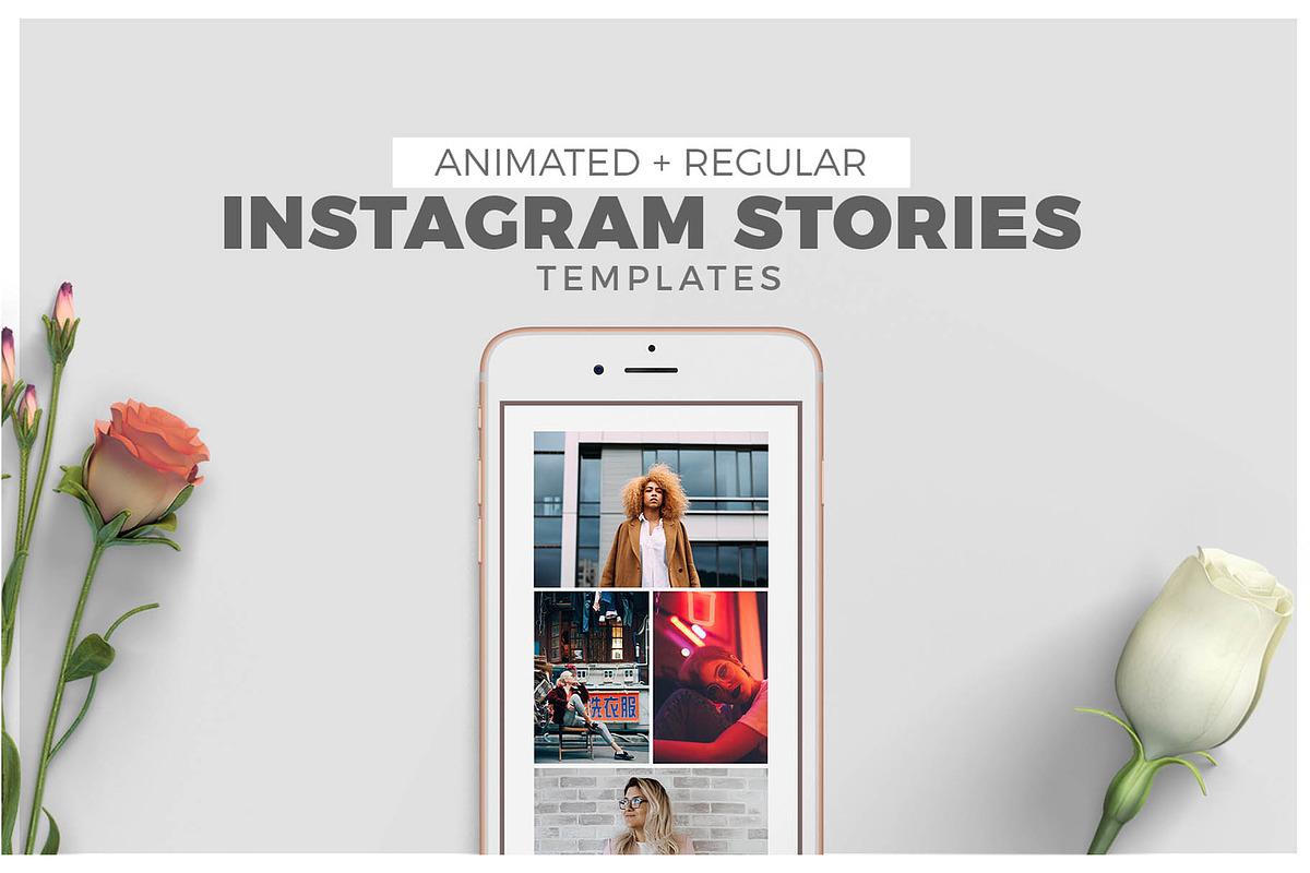 ANIMATED Minimal Insta Storis in Instagram Templates - product preview 8