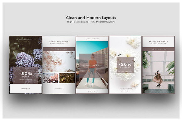 ANIMATED Minimal Insta Storis in Instagram Templates - product preview 5