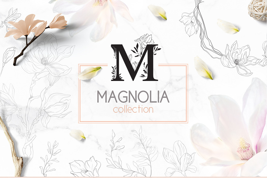 ❀Magnolia collection❀ in Objects - product preview 8
