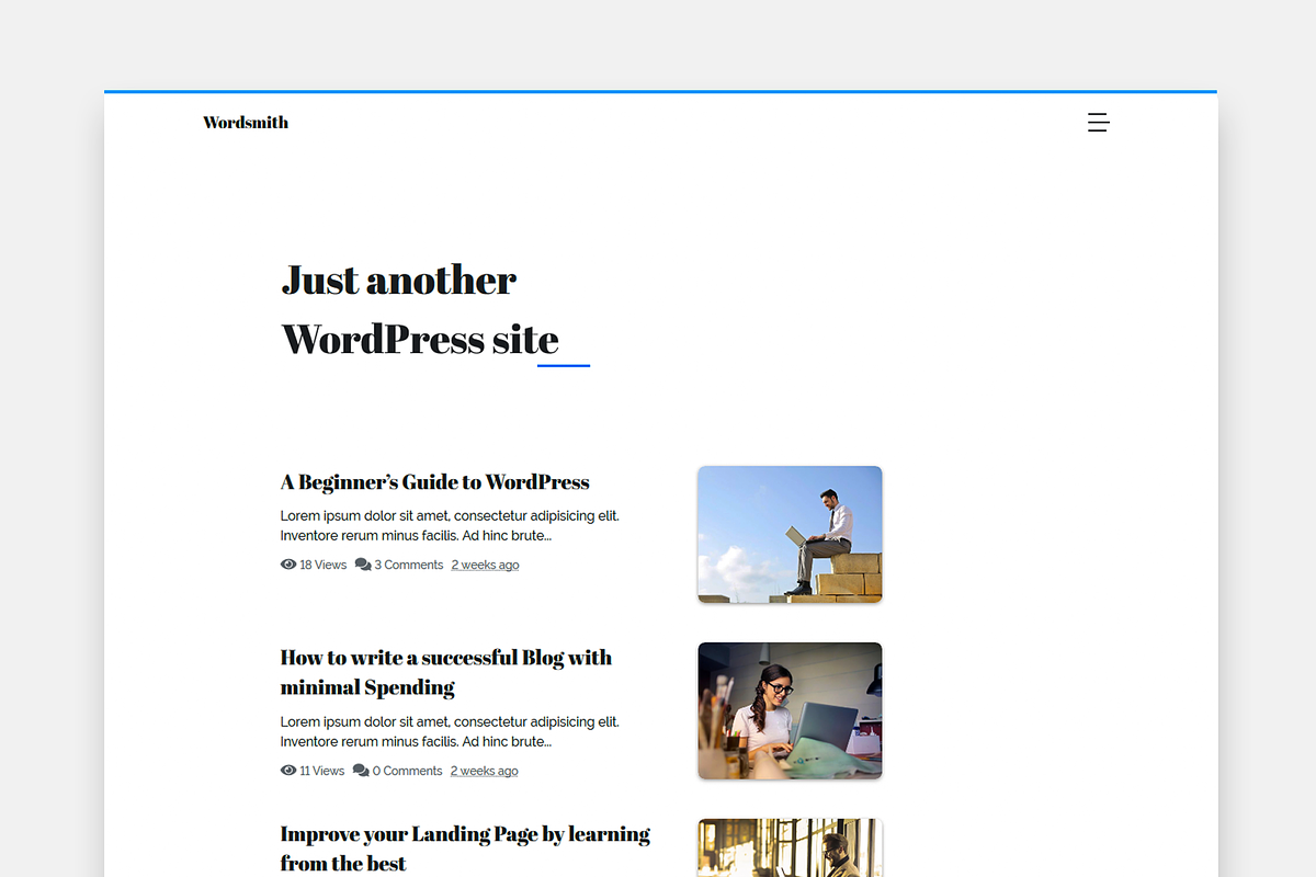 Wordsmith - A Wordpress Blog Theme in WordPress Blog Themes - product preview 8