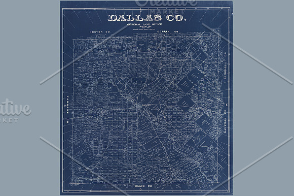 Antique Rural Plan Blueprints in Textures - product preview 8