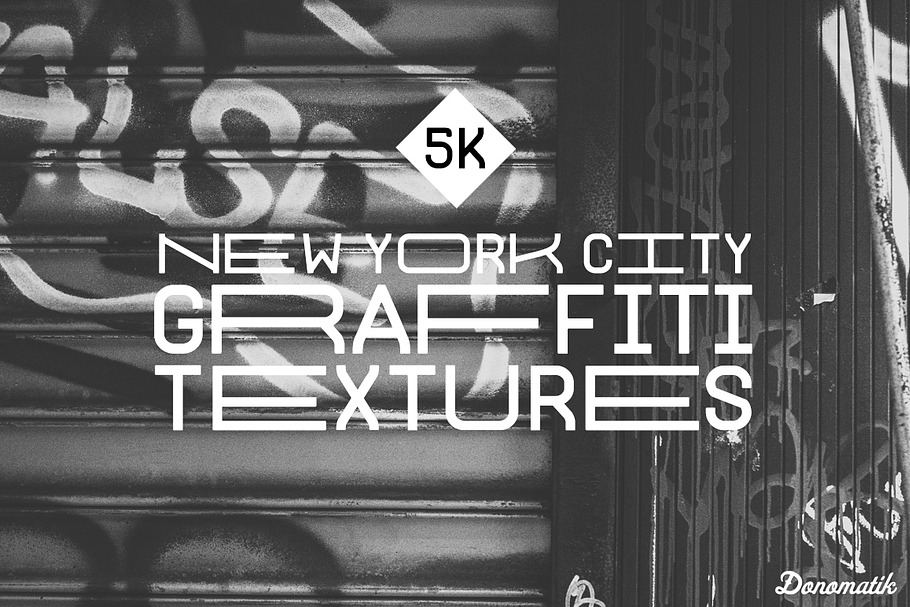 5K NYC Graffiti Texture Pack (10) in Textures - product preview 8