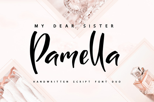 My Sister Pamella Font Duo