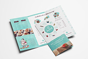 Cake Shop Trifold Brochure Template