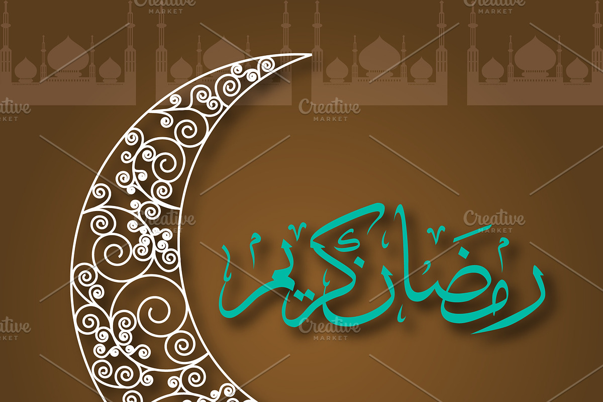 Ramadan Kareem greeting vector in Illustrations - product preview 8