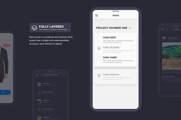 Pluton. Mobile UI Kit in UI Kits and Libraries - product preview 2