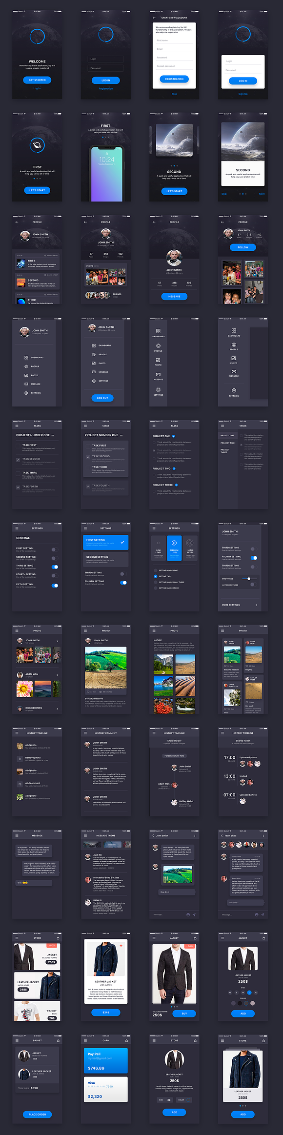 Pluton. Mobile UI Kit in UI Kits and Libraries - product preview 4
