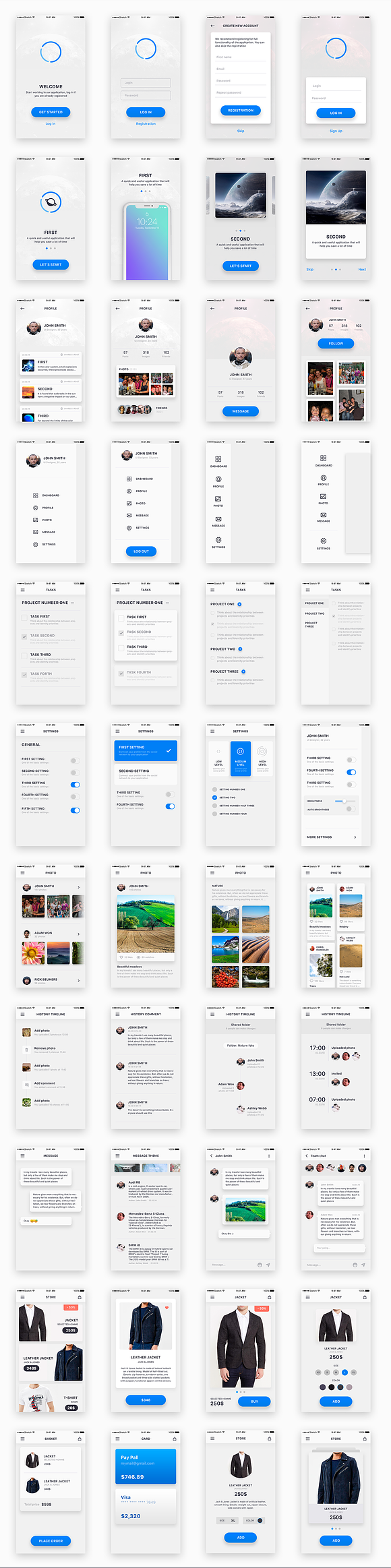Pluton. Mobile UI Kit in UI Kits and Libraries - product preview 5