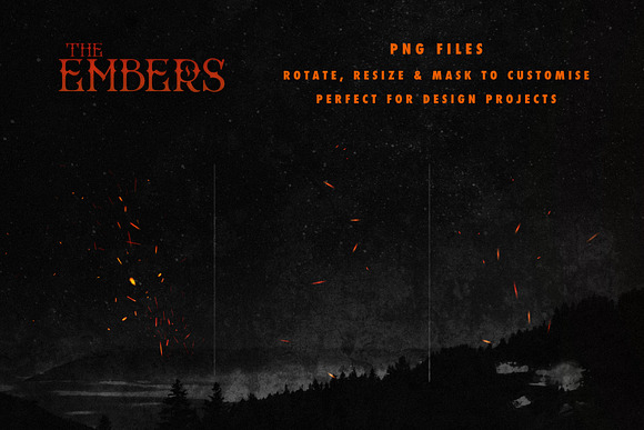 The Embers - Fire Ember Textures in Textures - product preview 2