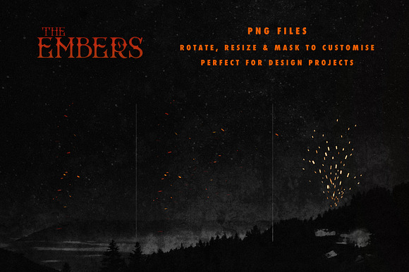 The Embers - Fire Ember Textures in Textures - product preview 3